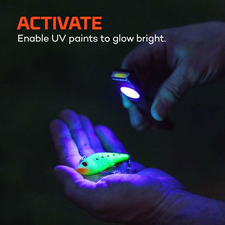 NEBO Slim Mini UV Flashlight | 150 Lumens, 4 Light Modes, Rechargeable & Portable Ultraviolet Light, Magnetic Base & Durable Clip, Waterproof, Detector Pocket Flashlight, Includes Charging Cable - Image 3