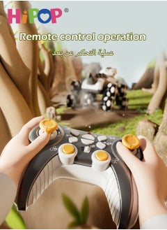 HIPOP Remote Control Car Dinosaur Toy with Cool Spray Function,Multi-form Transformation, and Adapt to Various Terrains,Kids Birthday and Party Gift Toy Car  - Image 2