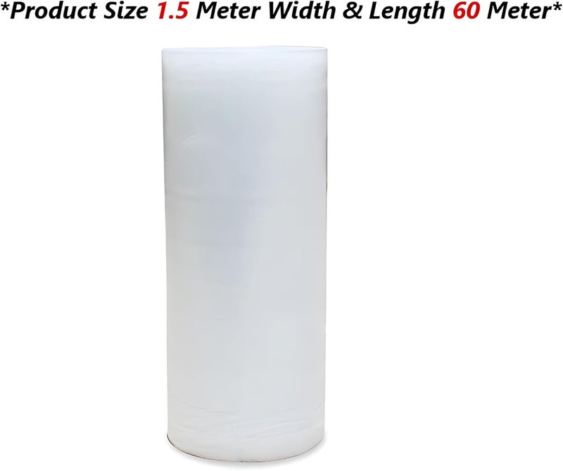Biki Waterproof Bubble Wrap Roll - 1.5 X 60 Meters Versatile Packing Material For Home & Office 4Kg Roll For Cushioning And Protecting Fragile Items Made In Saudi Arabia - Image 2