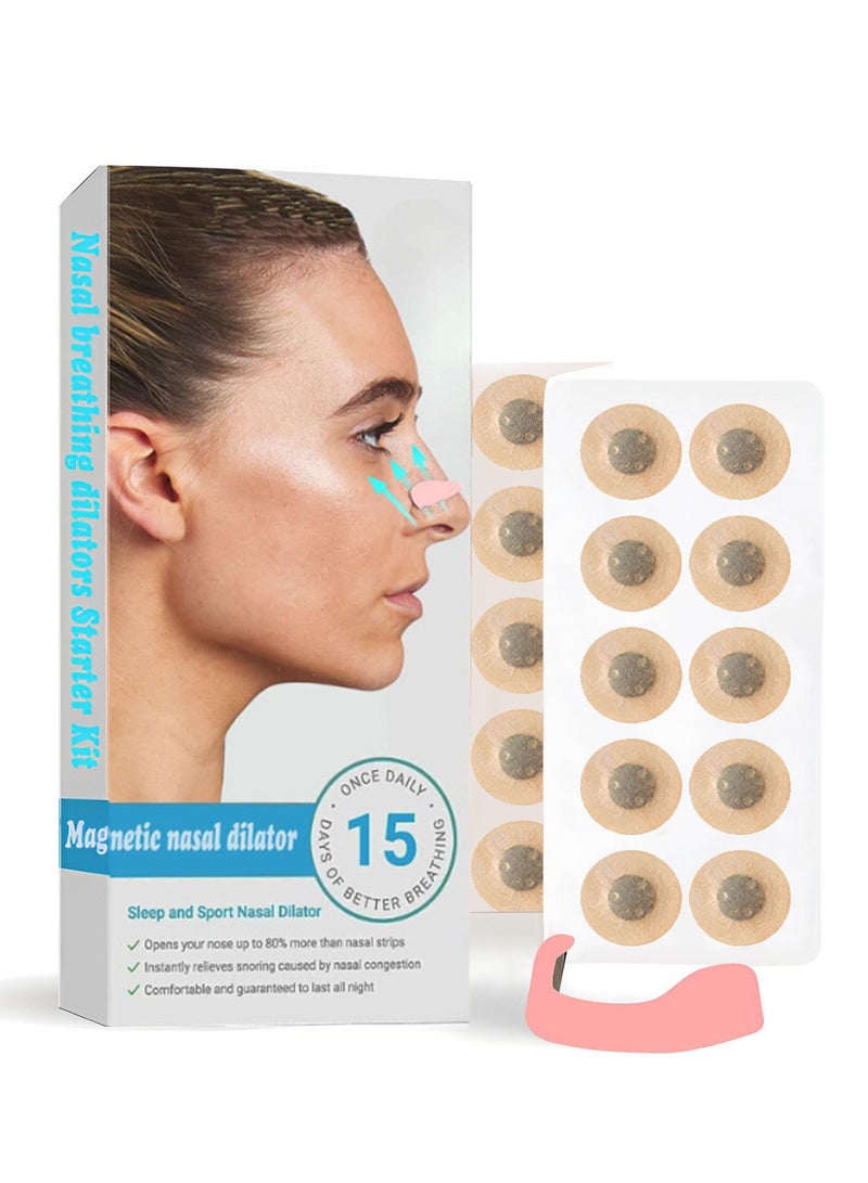 Tanwer 15 pairs of nasal respiratory dilators, anti snoring devices, and anti snoring devices - Image 1