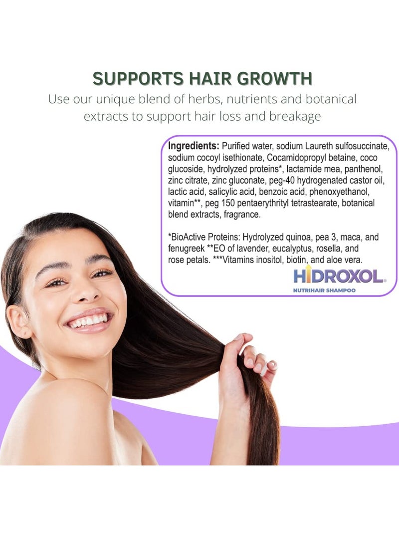 BY CARIOLA - Nutrihair Shampoo 8 oz - Hair Loss Support - Hair Breakage - Hair Regrowth - Natural Formula - Image 1