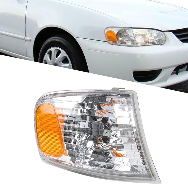 LABLT Passenger Right Side Parking/Turn Signal Light Assembly Replacement for 2001-2002 Corolla - Image 1