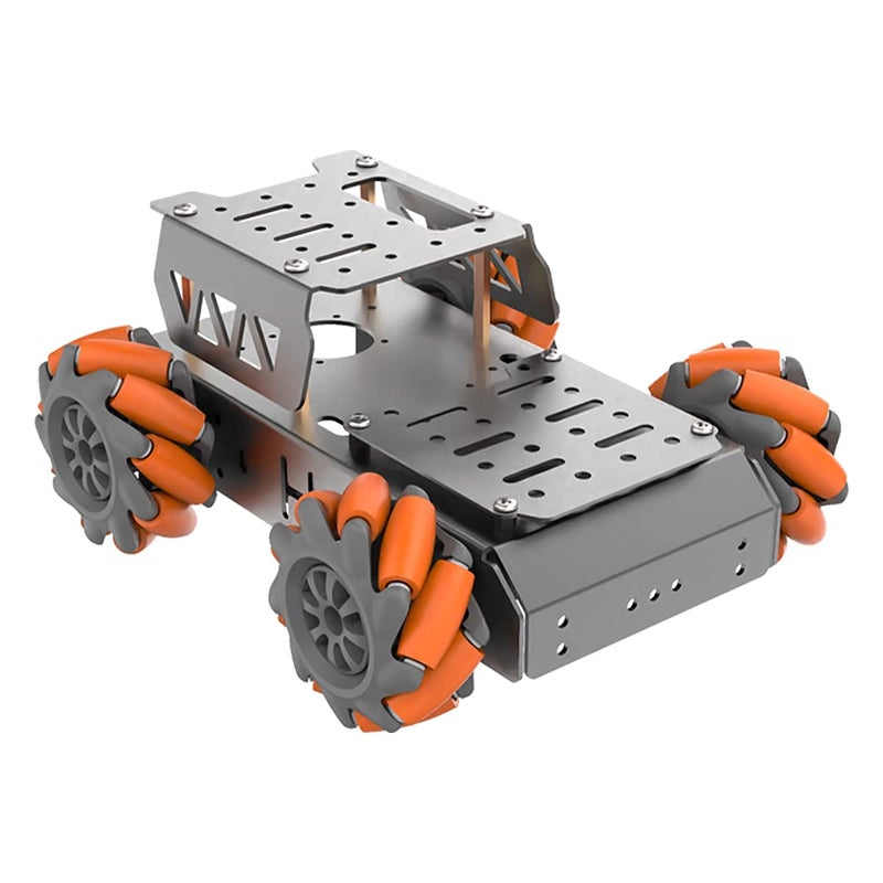 LewanSoul Mecanum Wheel Chassis Car Kit with TT Motor  Aluminum Alloy Frame  Smart Car Kit for DIY Education Robot Car Kit  - Image 2
