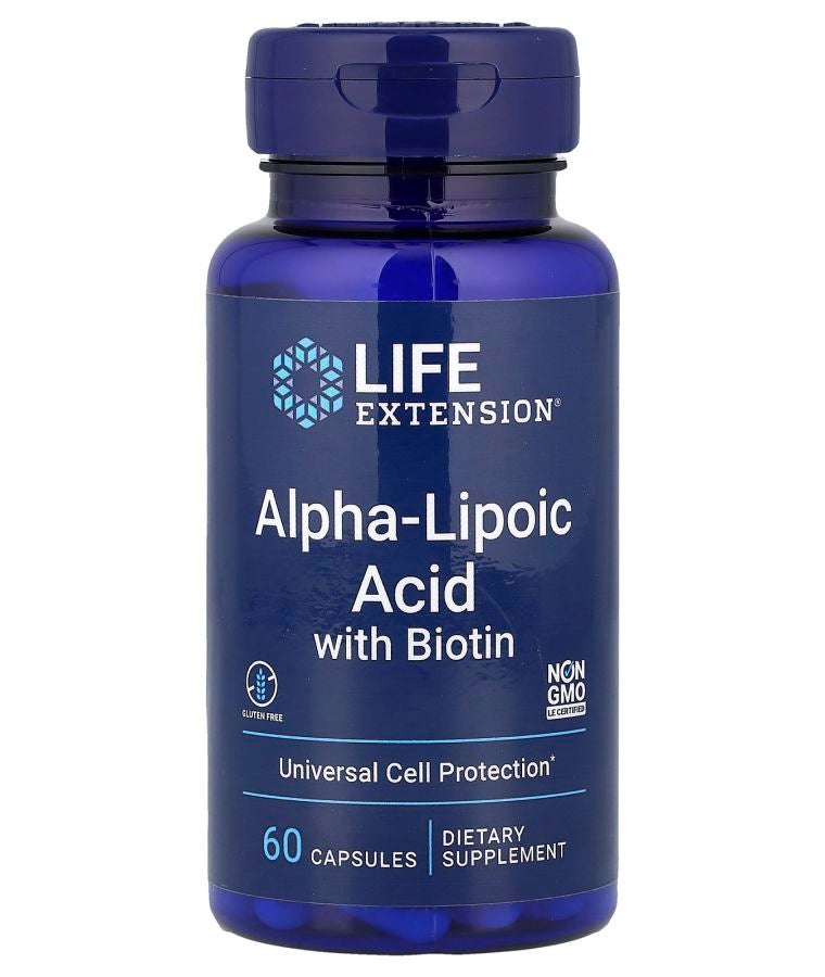 Alpha-Lipoic Acid with Biotin 60 Capsules