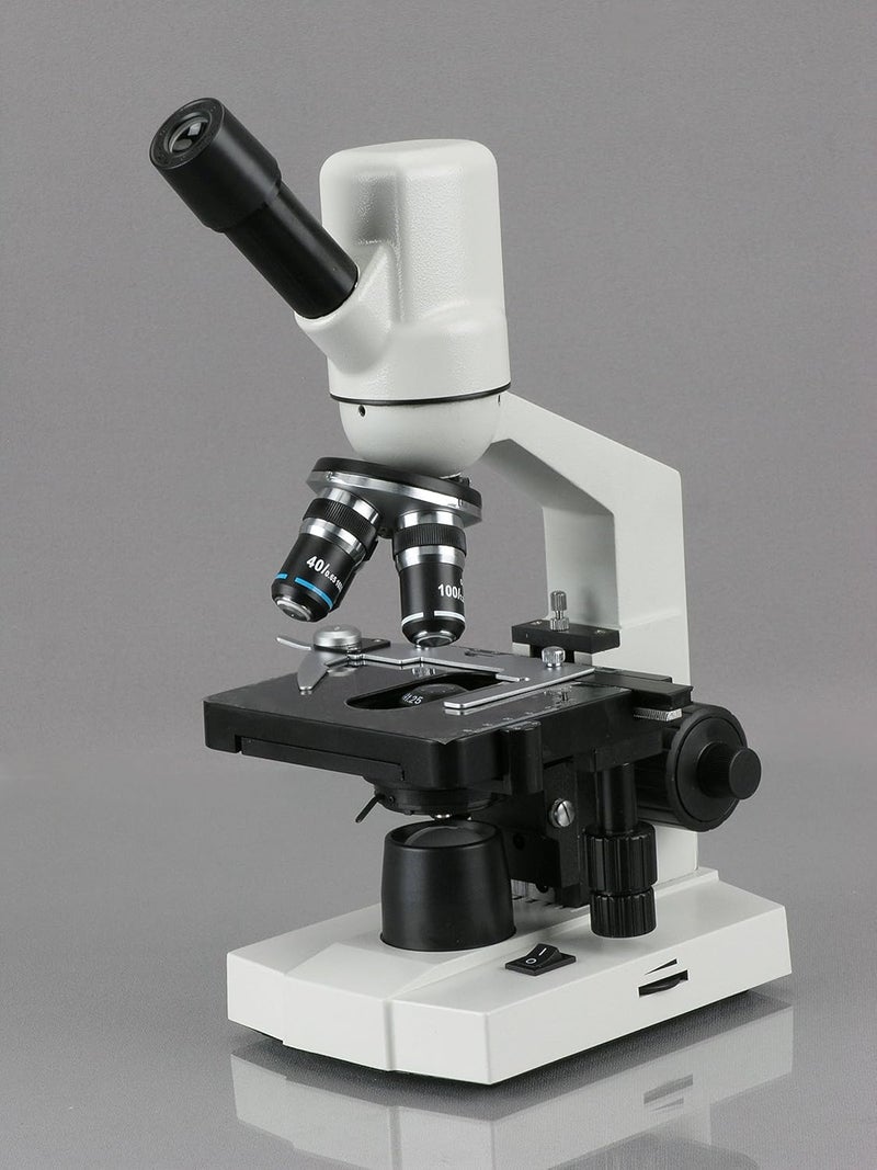 AmScope AmScope M2203MP 40X1000X Compound Microscope with 3D Mechanical Stage  Built in 3MP USB Camera  - Image 3