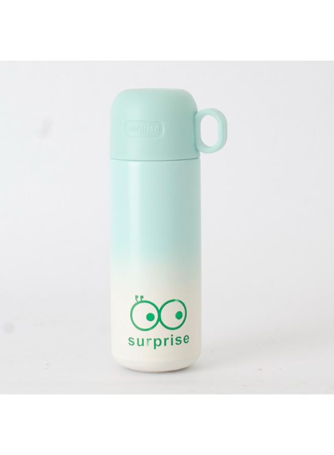 Akher el Ankoud Cute stainless steel thermos bottle 450Ml -Turquoise - Image 1