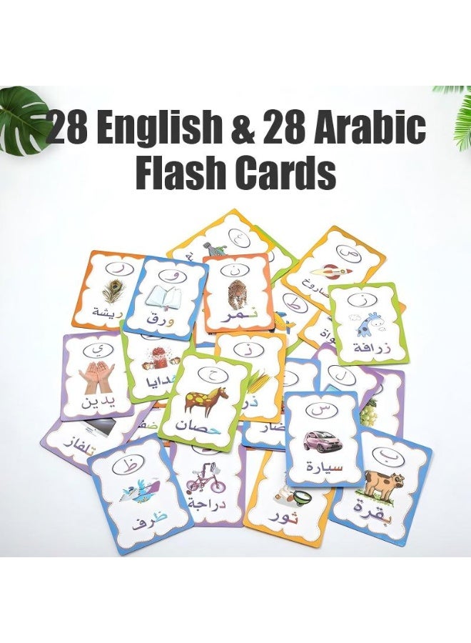 English and arabic learning card ,preschool study  card - Image 2