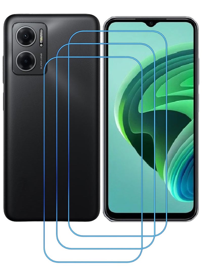 ACLIX 3 Pieces Antistatic ESD Dustproof Premium Quality High Definition Clear Tempered Glass Screen Protector Designed For Xiaomi Redmi Note 11E - Image 1