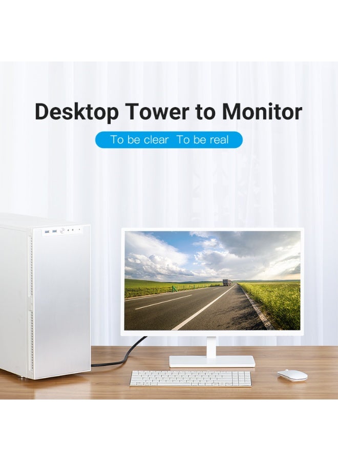 VENTION VGA(3+6) Male to Male Cable with ferrite cores 5M Black Model # DAEBJ - Image 3