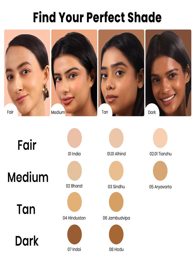Recode HD Luminous Matte Foundation 30 ML | 02 | BHARAT - Image 5