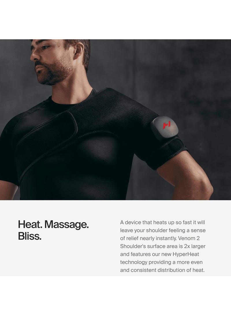 HYPERICE Venom 2 - Advanced Heat + Vibration Wrap (Left Shoulder)  - Image 3