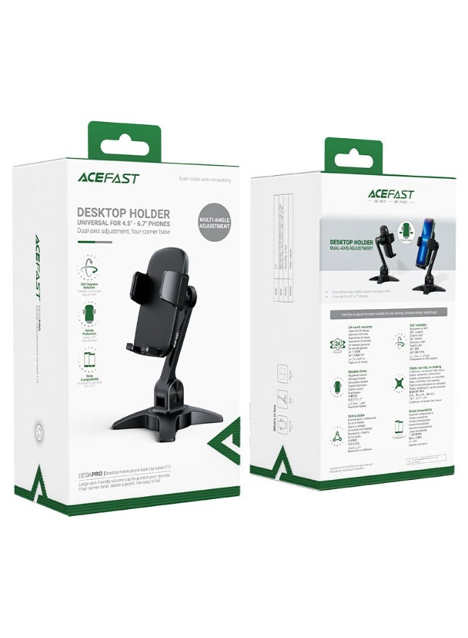 ACEFAST DeskPro E10 Desktop Mobile Phone Back Clip Holder – Adjustable, Stable, Compact Design - Image 1