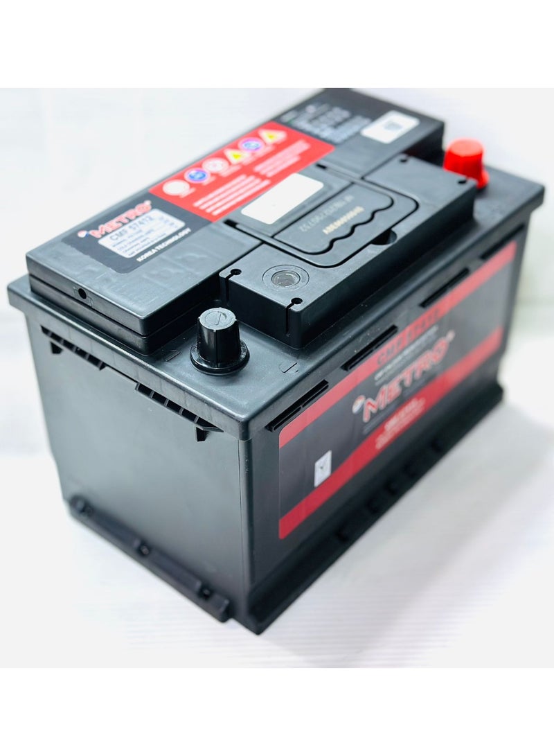 مترو بطارية سيارة 12 فولت 74 أمبير/ساعة 57412 / DIN74L - Image 3