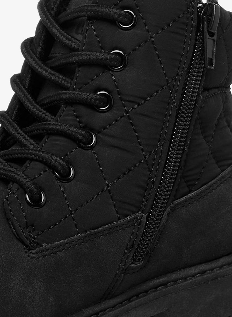 Lee Cooper Boys' Quilted Ankle Boots With Zip Closure - Image 4