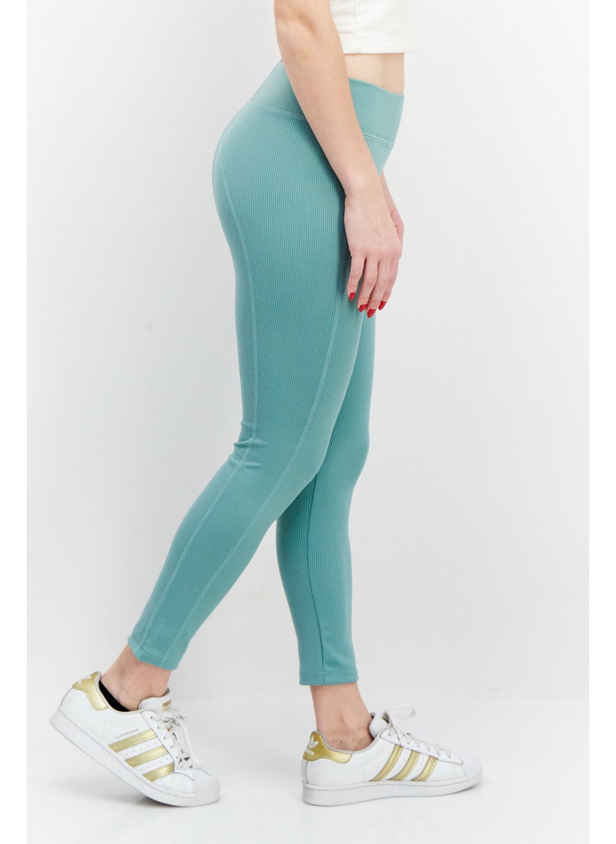 Women Full Length Ribbed Leggings, Sage Green - pzsku/Z84C31DEE6C932FE22785Z/45/_/1724350926/db1fa2f1-cf0c-4502-b035-799d085c9438