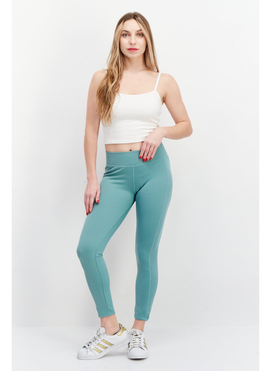 Women Full Length Ribbed Leggings, Sage Green - pzsku/Z84C31DEE6C932FE22785Z/45/_/1724350936/bf4ee505-e430-4e00-9e62-ebffae022a97