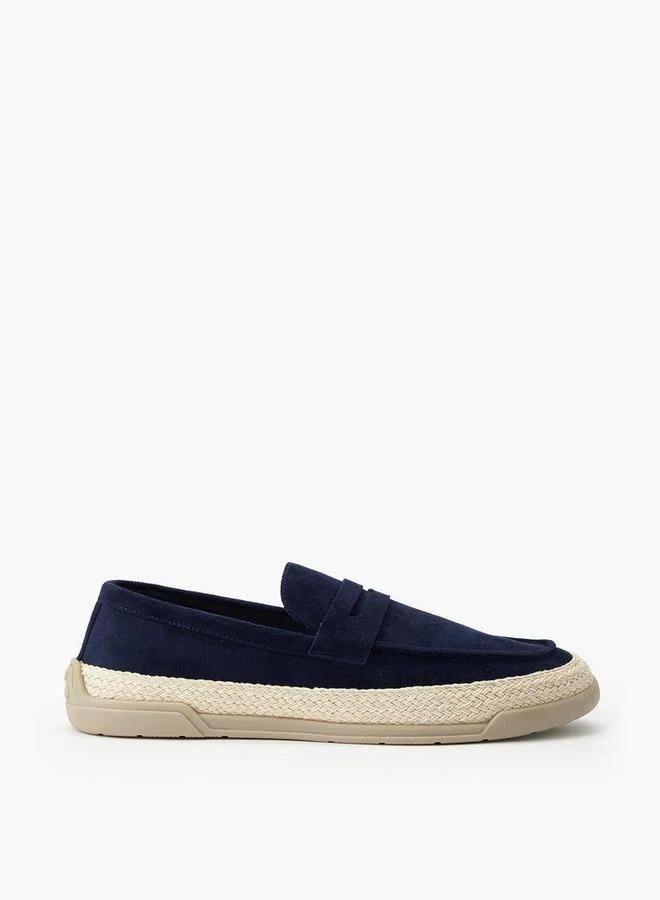 Peppermint NAVY Men Textured Espadrilles Loafers for Men | Best Price UAE