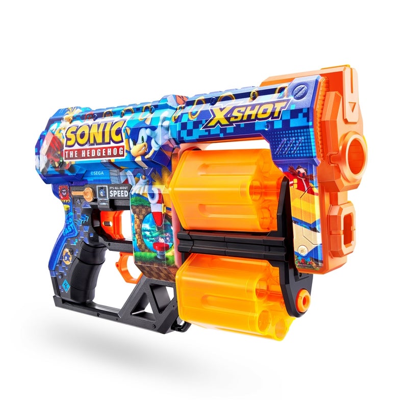 Zuru - X-Shot Dread Sonic The Hedgehog Mega Sonic with 12 Soft Bullets - 36583A - Image 2