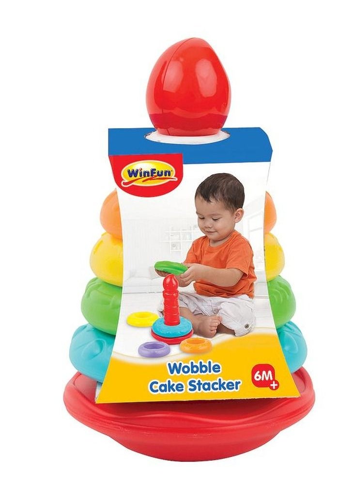 WinFun WinFun - Wobble Cake Stacker - 000774  - Image 1