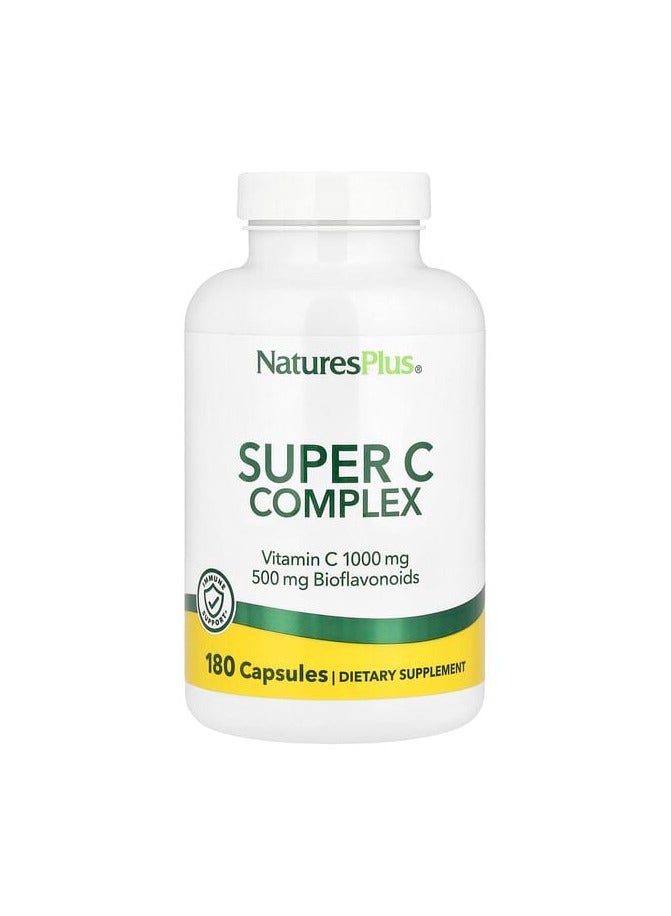 NaturesPlus Super C Complex, 180 Capsules