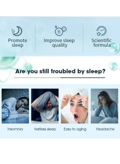 MQ 42 Pcs Sleep Patches Deep Sleep Patch Sleep Stickers Helps Quickly Sleep and Stress Relief Sleepy Patch Improve Quality Sleep Extra Strength Sleep Strips  - Image 2