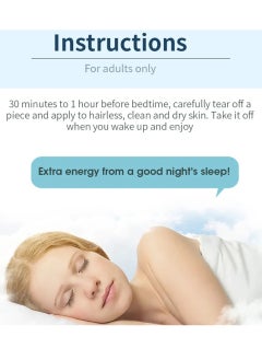 MQ 42 Pcs Sleep Patches Deep Sleep Patch Sleep Stickers Helps Quickly Sleep and Stress Relief Sleepy Patch Improve Quality Sleep Extra Strength Sleep Strips  - Image 4