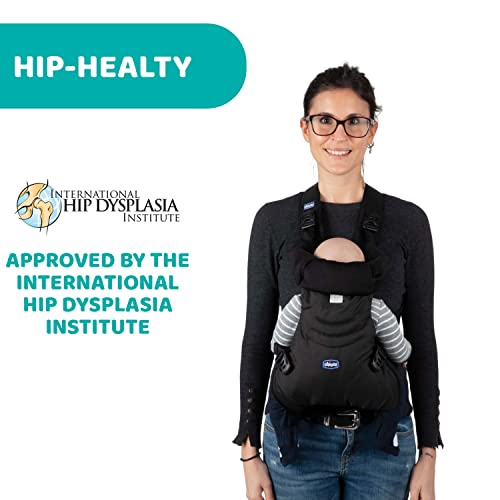 Chicco Easy Fit Baby Carrier with 2 Carry Positions, Safe & Easy to wear, 0m+ (Black Night) - Image 5