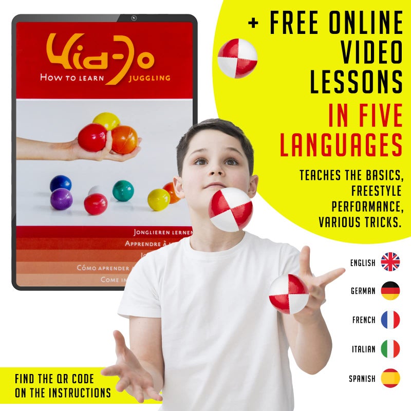 Juggle Dream كرات جوجل دريم 3x برو ثود للتلاعب - مجموعة من 3 كرات تلاعب احترافية مع فيديو تعليمي مجاني عبر الإنترنت، مثالية للمبتدئين والخبراء (متعددة الألوان) - Image 2