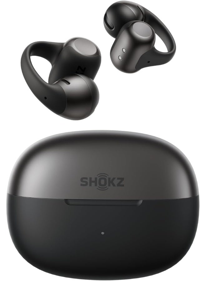 OpenDots 2 Open Ear Headphones - Premium Dolby Audio, 40 hrs Playtime, Bluetooth 6.1, IP57, Black