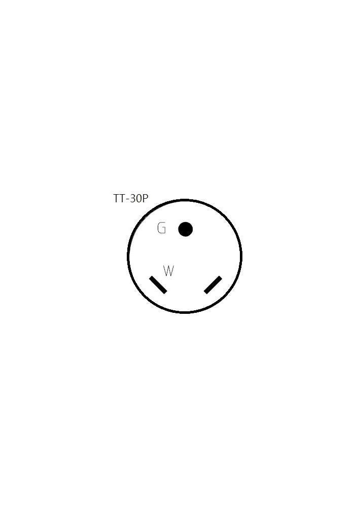 Park World كابل محول بارك وورلد 885545 RV مقسم V 5-15P و TT-30P ذكر إلى 14-50R أنثى - Image 4