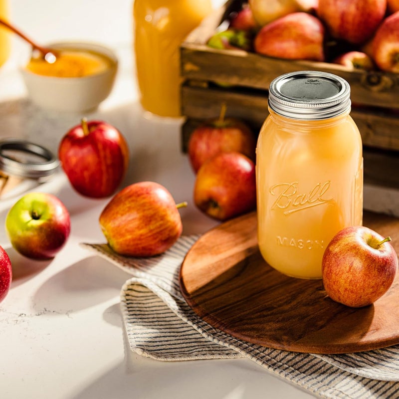 Ball Regular Mouth 32-Ounces Mason Jar with Lids and Bands, Clear,(Pack Of 2) - Image 5