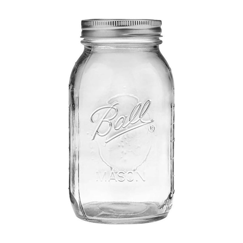 Ball Regular Mouth 32-Ounces Mason Jar with Lids and Bands, Clear,(Pack Of 2) - Image 2