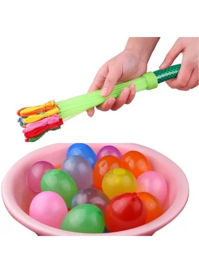TOY GARDEN 111-Piece Auto-Fill Water Balloon Stick | Multicolour Water Balloons for Kids | Perfect for Holi & Outdoor Fun  - Image 3