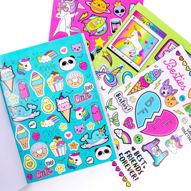 Just My StyleÂ® 1500 Sticker Book by Horizon Group USA, Fun Craft Stickers, Cute Gifts for Girls Kids Teens Adults - Image 3
