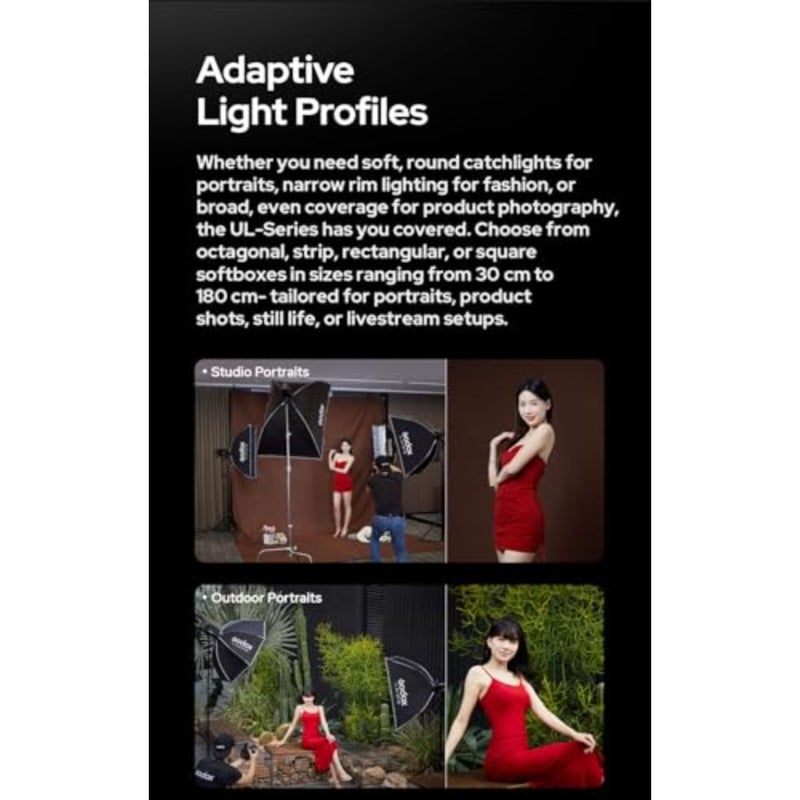 UL-Octa Quick Release Octa Softbox, Bowens Mount Softbox with Honeycomb Grid and Diffuser Plate for Portrait, Beauty and Studio Photography - Image 2