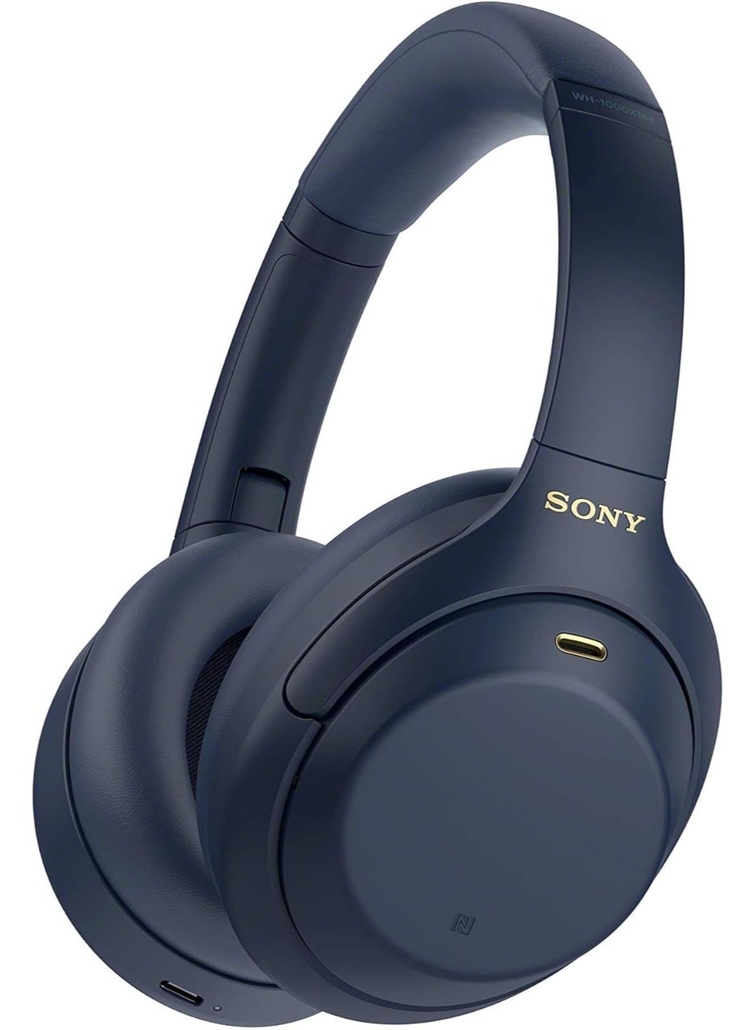 Sony WH-1000XM4 Wireless Premium Noise Canceling Overhead Headphones with Mic for Phone-Call and Voice Control, Midnight Blue WH1000XM4
