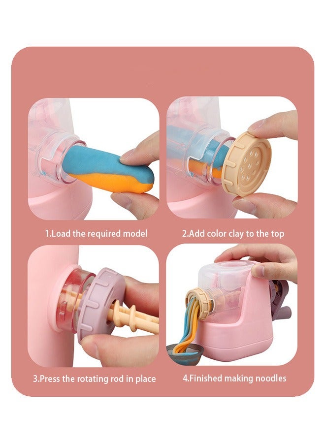 MIXDE Color Dough Set, DIY Promote Sensory Development Safe Color Dough Machine for Children for Kindergarten (Multicolor Machine) - Image 3