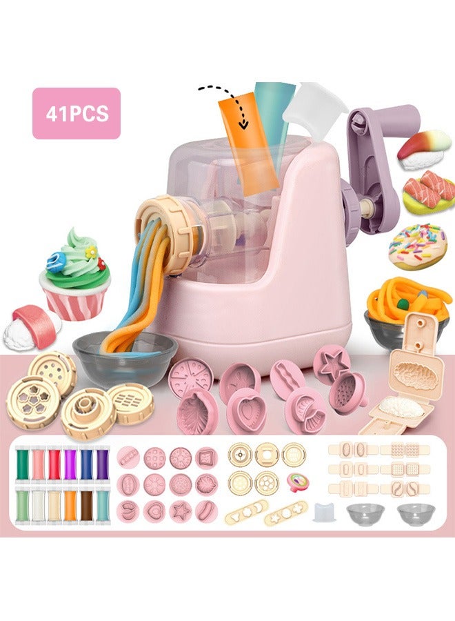 MIXDE Color Dough Set, DIY Promote Sensory Development Safe Color Dough Machine for Children for Kindergarten (Multicolor Machine) - Image 1