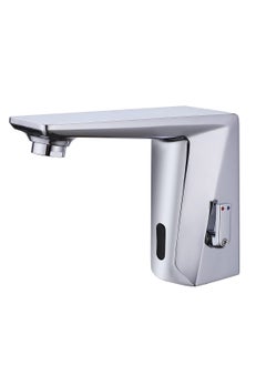 KASTWAVE Automatic Sensor Faucet, Touchless Faucet for Bathroom, Chrome Vanity Faucets, Easy Installation Hand Free Faucet with Temperature Adjustable Knob Ideal for School Home Hotel  - Image 1
