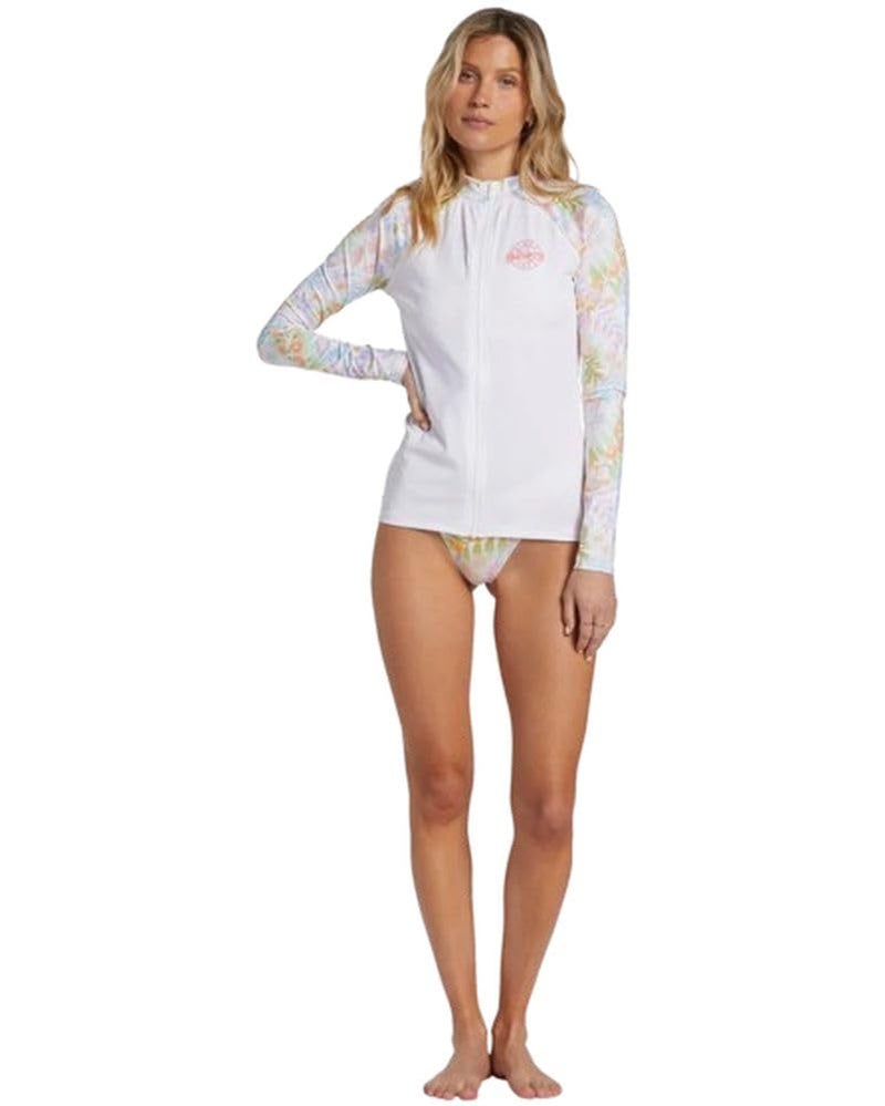 Billabong Core Long Sleeve Zip Front Rashguard - Image 2
