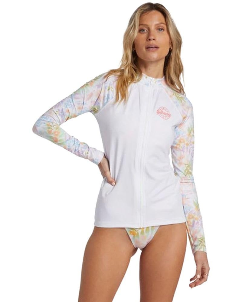 Billabong Core Long Sleeve Zip Front Rashguard - Image 1