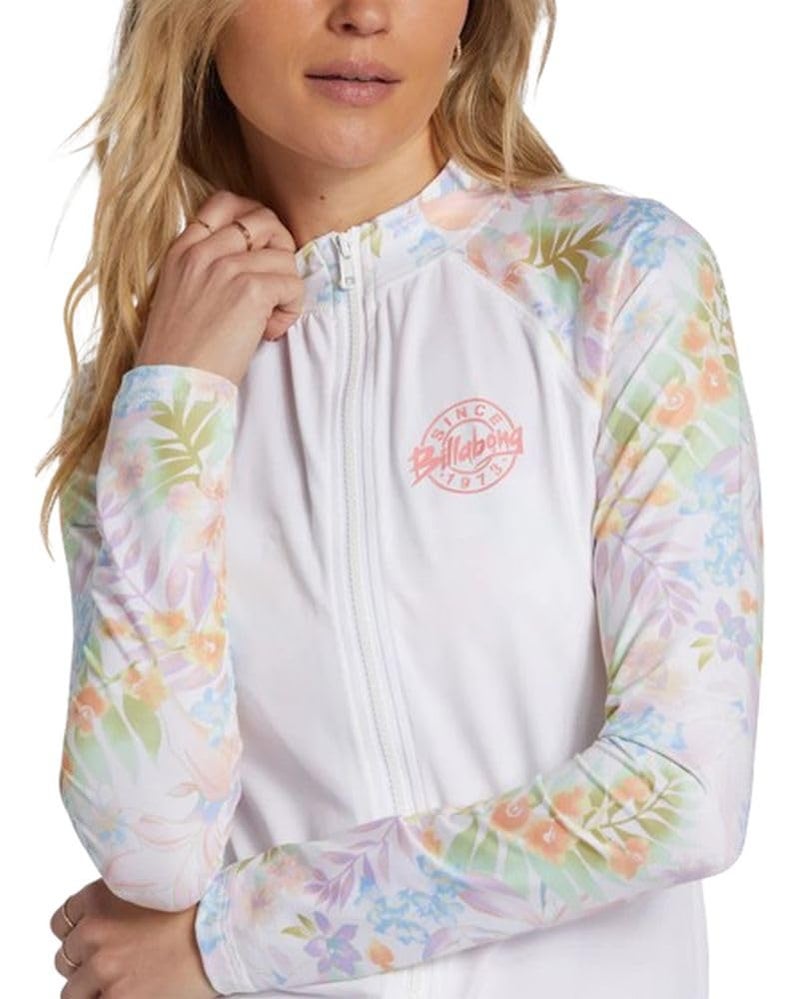 Billabong Core Long Sleeve Zip Front Rashguard - Image 5