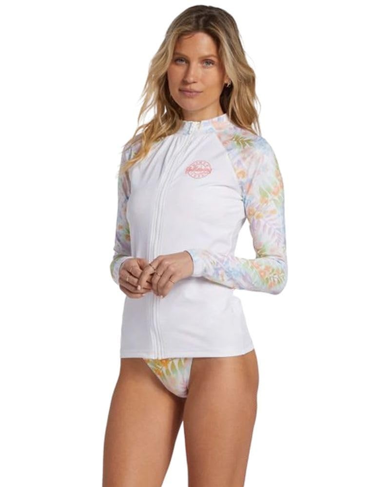 Billabong Core Long Sleeve Zip Front Rashguard - Image 4