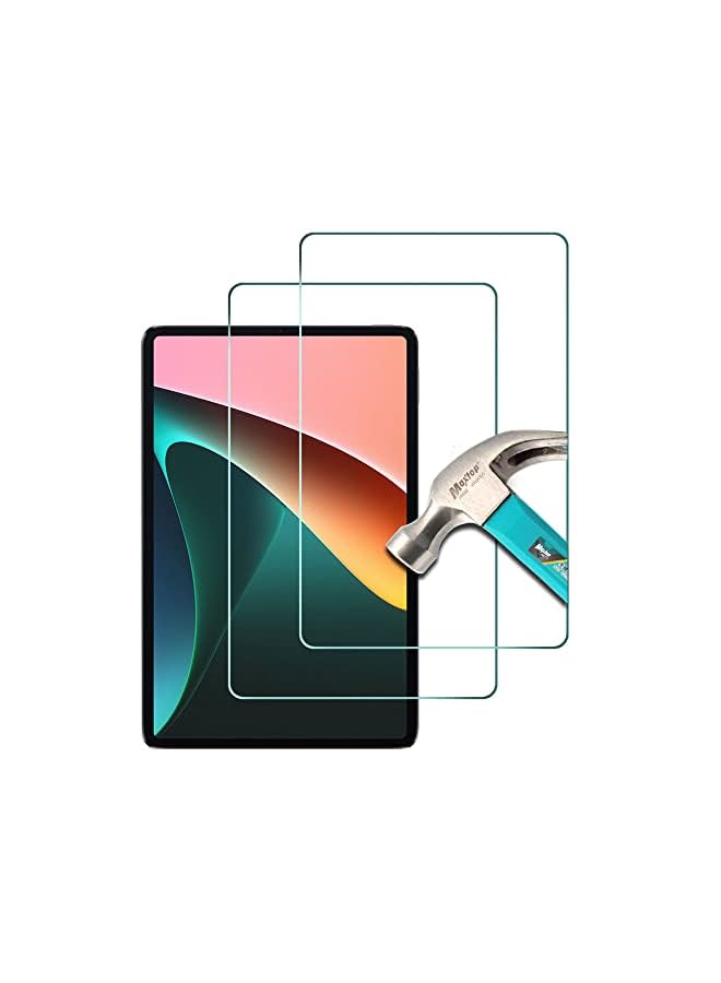 erorex 2 Pack, Compatible with Xiaomi Pad 5/ Xiaomi Pad 5 Pro/Xiaomi Pad 5 Pro 5G (11") Screen Protector, Tempered Glass for Xiaomi Pad 5 Pro, 9H Scratch Resistant, Bubble Free, Easy to install  - Image 2