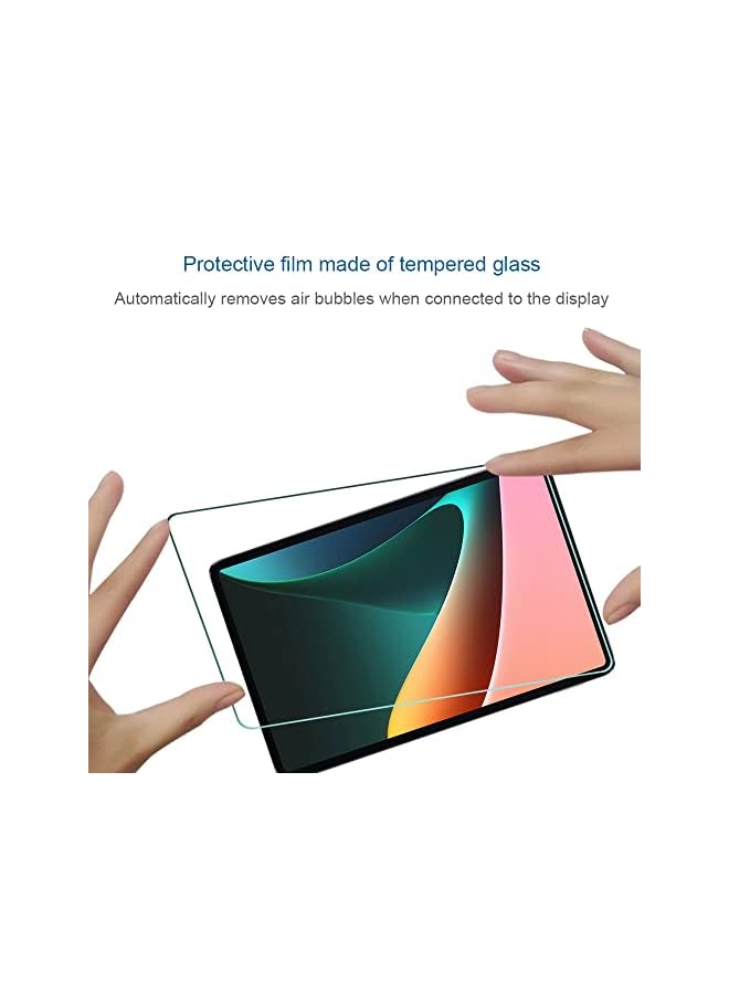 erorex 2 Pack, Compatible with Xiaomi Pad 5/ Xiaomi Pad 5 Pro/Xiaomi Pad 5 Pro 5G (11") Screen Protector, Tempered Glass for Xiaomi Pad 5 Pro, 9H Scratch Resistant, Bubble Free, Easy to install  - Image 5