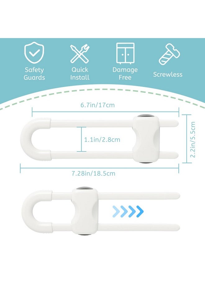 BETERTEK Door Knob Child Proof Universal Size 2.7" Diameter Baby Door Knob Safety Cover for Kids Easy Grip Baby Proof Door Knob Covers Hard for Toddlers to Open Child Safety Door Knob Covers (4 Pack)  - Image 2