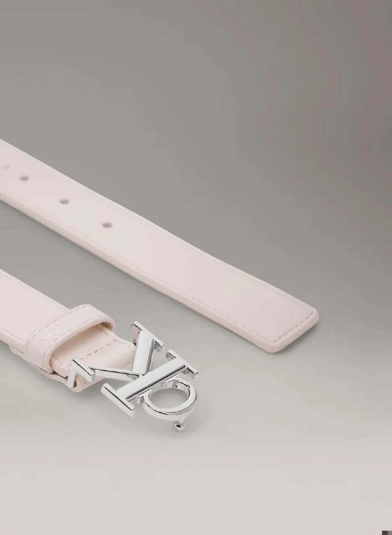 Calvin Klein Jeans Silver Peony Kids' Logo Belt  | Best Price UAE