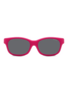Polaroid Kids Unisex Polarized Rectangular Sunglasses - Pld K006 Cl-On Pink Millimeter - Lens Size: 45 Mm  - Image 3
