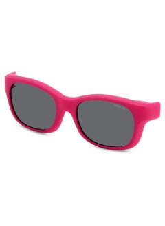 Polaroid Kids Unisex Polarized Rectangular Sunglasses - Pld K006 Cl-On Pink Millimeter - Lens Size: 45 Mm  - Image 1