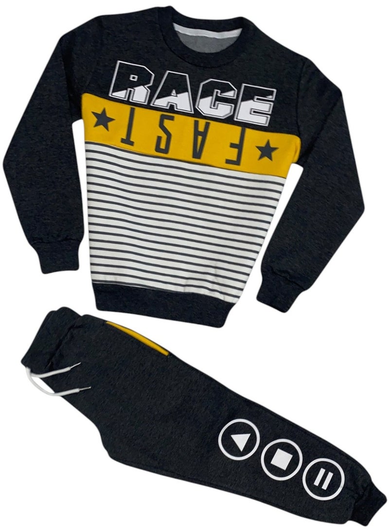 تشويس بيجامة ولادي شتوي ترنج FAST، تصميم أنيق ومثالي لفصل الشتاء - كود 530